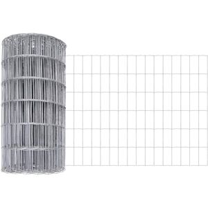 Euro Fence Silver 0.6 x 25 m Hot dip galvanized iron Vidaxl Euro Fence Silver 0.6 x 25 m Hot dip galvanized iron Vidaxl