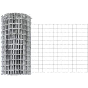 Euro Fence Silver 0.4 x 10 m Hot dip galvanized iron Vidaxl Euro Fence Silver 0.4 x 10 m Hot dip galvanized iron Vidaxl