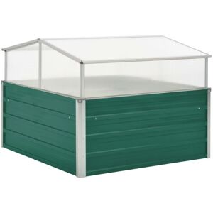 vidaXL Greenhouse Galvanised Steel Green 100x100x77cm - Greenhouse vidaXL Greenhouse Galvanised Steel Green 100x100x77cm - Greenhouse