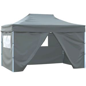 vidaXL Foldable Tent 3x4.5m Anthracite - Tent vidaXL Foldable Tent 3x4.5m Anthracite - Tent
