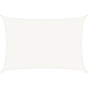 vidaXL White 3x4m HDPE Shade sail - Shade sail vidaXL White 3x4m HDPE Shade sail - Shade sail