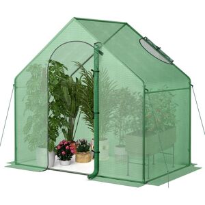 Costway - Walk-in Greenhouse Portable Outdoor Warm House for Winter-Green Costway - Walk-in Greenhouse Portable Outdoor Warm House for Winter-Green