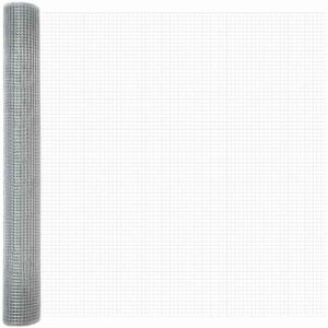 Welded Wire Fence Silver 1.4 x 50 m Steel Vidaxl Welded Wire Fence Silver 1.4 x 50 m Steel Vidaxl