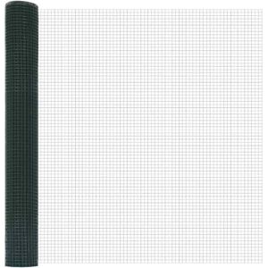 Welded Wire Fence Green 1.2 x 10 m Steel Vidaxl Welded Wire Fence Green 1.2 x 10 m Steel Vidaxl