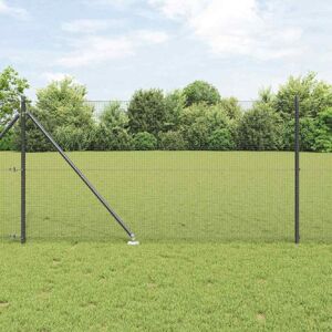 Varnished steel fence with 13 pointed stakes 1x100 m - Fence Varnished steel fence with 13 pointed stakes 1x100 m - Fence