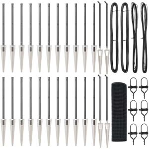 Fence with Posts Grey 0.5 x 50 m Steel Vidaxl Fence with Posts Grey 0.5 x 50 m Steel Vidaxl