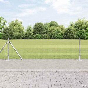 Vented Steel Fence with 7 Posts - Garden & Property Boundary Vented Steel Fence with 7 Posts - Garden & Property Boundary