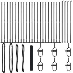 Fence with Posts Grey 1.2 x 50 m Steel Vidaxl Fence with Posts Grey 1.2 x 50 m Steel Vidaxl