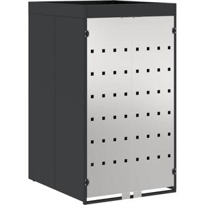 Wheelie Bin Storage with Planter Roof for 240L Bin Anthracite vidaXL Wheelie Bin Storage with Planter Roof for 240L Bin Anthracite vidaXL