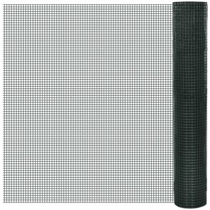 Vidaxl - Chicken Wire Fence Galvanised with pvc Coating 25x1 m Green Vidaxl - Chicken Wire Fence Galvanised with pvc Coating 25x1 m Green