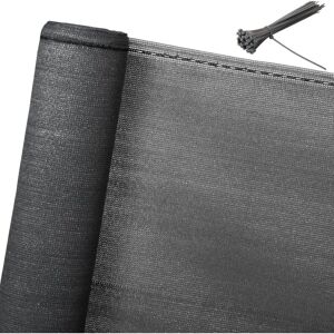 Woltu - Privacy Garden Screen Fence Cover Net Panel Balcony uv Protection Shade Anthracite 1.8x15m Woltu - Privacy Garden Screen Fence Cover Net Panel Balcony uv Protection Shade Anthracite 1.8x15m