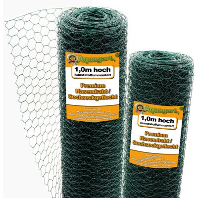 AQUAGART 60m Hexagonal Mesh Fence for Animals & Plants AQUAGART 60m Hexagonal Mesh Fence for Animals & Plants