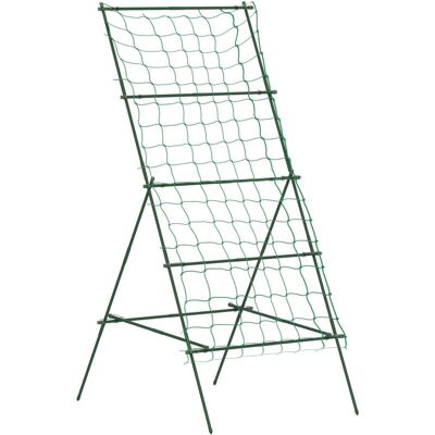 KAKET Steel frame for climbing plants, insertable in soil, stainless steel A-shaped support, trellis for climbing plants, 101 x 133 x 227 cm, green, for KAKET Steel frame for climbing plants, insertable in soil, stainless steel A-shaped support, trellis for climbing plants, 101 x 133 x 227 cm, green, for