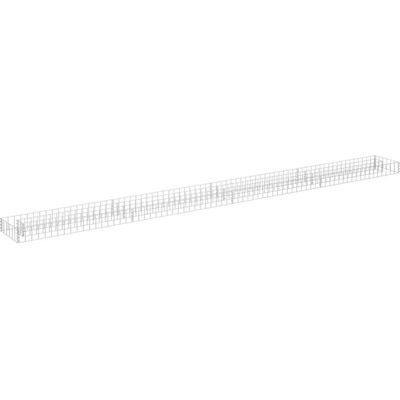 vidaXL Galvanized Steel Raised Bed 360x30x10 cm - Garden Border vidaXL Galvanized Steel Raised Bed 360x30x10 cm - Garden Border