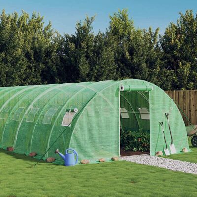 vidaXL Greenhouse Steel Frame 24x4x2m - Greenhouse vidaXL Greenhouse Steel Frame 24x4x2m - Greenhouse