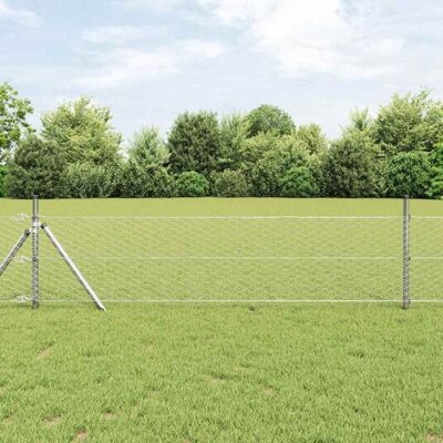 VIDAXL Garden Fence - Hexagonal Steel 0.6x50 m VIDAXL Garden Fence - Hexagonal Steel 0.6x50 m