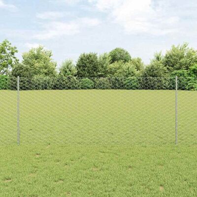 vidaXL - U-Channel 140 cm Hexagonal Garden Fence Set vidaXL - U-Channel 140 cm Hexagonal Garden Fence Set