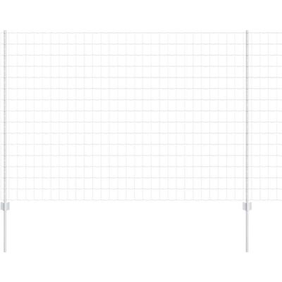 vidaXL Garden Fence Set 2 Galvanized Steel 10x1.6m - Garden Fence vidaXL Garden Fence Set 2 Galvanized Steel 10x1.6m - Garden Fence