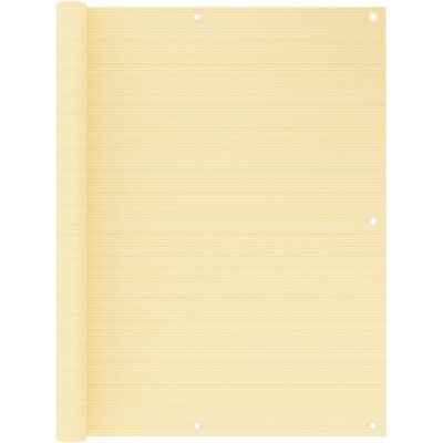 vidaXL - Beige 120x300 cm HDPE - HDPE - Beige - Balcony Screen vidaXL - Beige 120x300 cm HDPE - HDPE - Beige - Balcony Screen