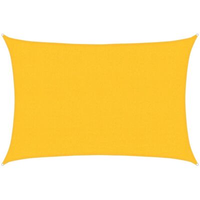 vidaXL Sunshade Sail 2.5x3.5 m Yellow UV Protection vidaXL Sunshade Sail 2.5x3.5 m Yellow UV Protection