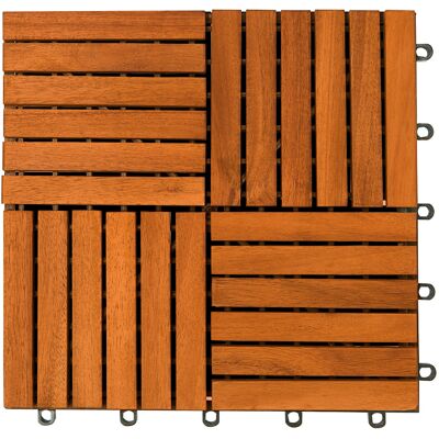 Casaria - Acacia/Eucalyptus Wood Tiles - Outdoor Tiles Casaria - Acacia/Eucalyptus Wood Tiles - Outdoor Tiles