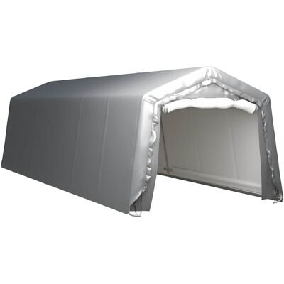 vidaXL Storage Tent 300x900 cm Steel Grey Outdoor Accessories Pavilion Canopy vidaXL Storage Tent 300x900 cm Steel Grey Outdoor Accessories Pavilion Canopy