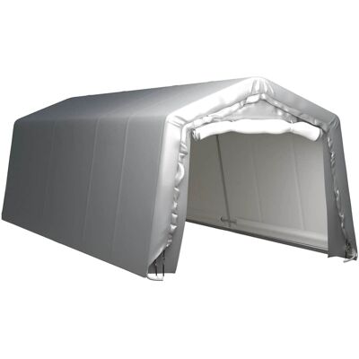 vidaXL Storage Tent 300x750 cm Steel Grey Outdoor Accessories Pavilion Canopy vidaXL Storage Tent 300x750 cm Steel Grey Outdoor Accessories Pavilion Canopy