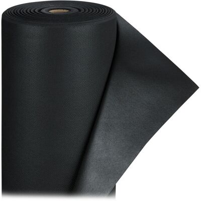 Relaxdays Weed Control Fabric, 220 g/m², 1 x 50 m, Barrier Membrane, Water-Permeable, UV-Resistant, Tear-Proof, Black Relaxdays Weed Control Fabric, 220 g/m², 1 x 50 m, Barrier Membrane, Water-Permeable, UV-Resistant, Tear-Proof, Black