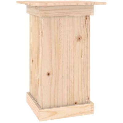 vidaXL Flower Stand 40x40x60 cm Solid Pine Wood Brown - Flower Stand vidaXL Flower Stand 40x40x60 cm Solid Pine Wood Brown - Flower Stand