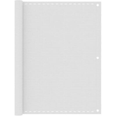 vidaXL White 120x500 cm Balcony Privacy Screen - Balcony Screen vidaXL White 120x500 cm Balcony Privacy Screen - Balcony Screen