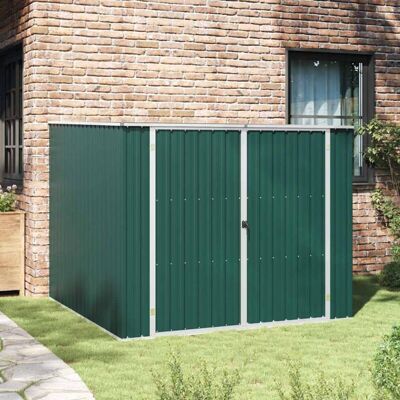 Vidaxl - Garden Shed Green 195x198x159 cm Galvanised Steel Vidaxl - Garden Shed Green 195x198x159 cm Galvanised Steel