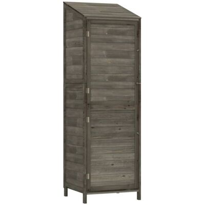 VidaXL Solid Wood Fir Garden Shed - Durable Outdoor Storage VidaXL Solid Wood Fir Garden Shed - Durable Outdoor Storage