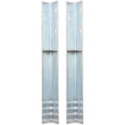 vidaXL Galvanized Steel Ground Anchor - 50 cm - Stabilize Play Tower vidaXL Galvanized Steel Ground Anchor - 50 cm - Stabilize Play Tower