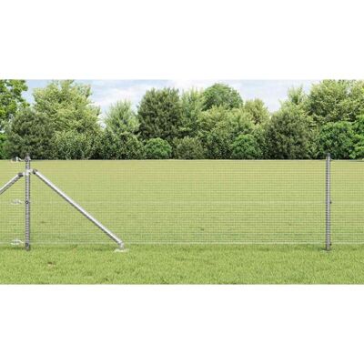 vidaXL galvanized steel fencing post set - fencing post set 10 x 0.5 m vidaXL galvanized steel fencing post set - fencing post set 10 x 0.5 m