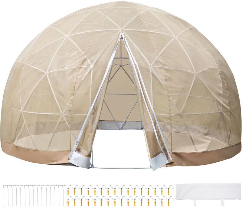 Vevor - Bubble Tent Garden Igloo 9.5ft Greenhouse Dome pvc igloo Geodesic Dome Kit