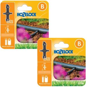 Hozelock - 24 x 2778 Straight Connector 4mm Micro Irrigation Automatic Watering