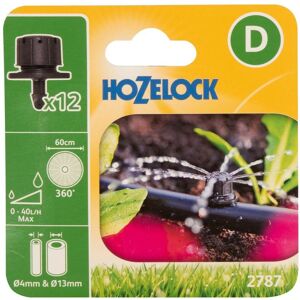 Hozelock - 12 x 2787 End Line Adjustable Mini Water Sprinkler Micro Irrigation