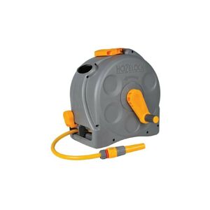 2415 2-in-1 Compact Hose Reel 25m and 25m of 11.5mm Hose - Hozelock
