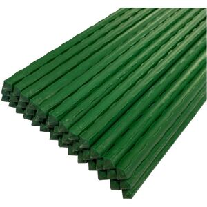 Selections - Set of 40 Plastic Coated Metal Plant Support Sticks (120cm)