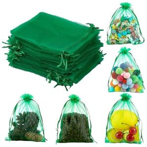 100pcs 20x30cm Bird and Insect Protection Tulle Bags for Plants, Fine Tulle Gift Bags for Green Cosmetics Groofoo