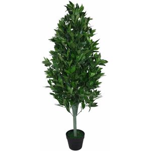 Leaf - 120cm (4ft) Artificial Topiary Bay Tree Pyramid Cone - Extra Large