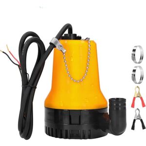 Langray - 12V Submersible water pump 50W submersible pump 4200L/H dc pump Dirty water pump Portable line length 2.3 meters With clamp, for clean and