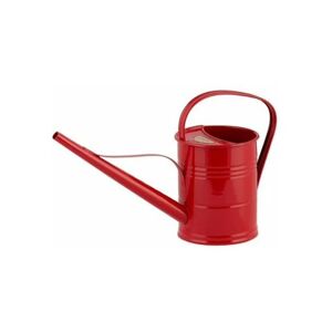 GM GARDEN & HOME Gm Garden&home - 1.5L Watering Can - Metal - L39 x H22.5 cm - Red