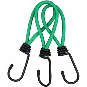 16 Pieces Bungee Cords with Hooks, Tents Bungee Hook, Camping Tent Hook Rubber Bungee Strap, for Camping, Tarps, Awnings, Tents--green Denuotop