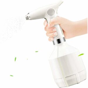 Groofoo - 1L electric watering can, plant sprayer, electric spray bottle with adjustable nozzle for gardening, household cleaning, alcohol,