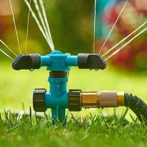 Rhafayre - 360 Degree Rotating Garden Sprinklers, Hose Lawn Sprinklers, Large and Small Areas up to 3000m Lawn Plant Water Sprinkler Garden Hose