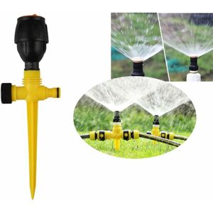 Rhafayre - 360 Rotation Automatic Irrigation System Garden Lawn Sprinkler Patio 360 Adjustable/Scatter Sprinkler Multifunction Adjustable Garden