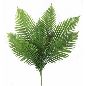 LANGRAY Artificial Boston Fern Plants 31.5' Tall Artificial Shrubs Greenery Bushes Faux Flower Fake Areca Palm Plants Leaves for Indoor Outdoor Home Kitchen