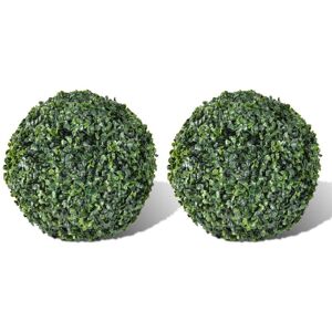 Berkfield Home - Boxwood Ball Artificial Leaf Topiary Ball 27 cm 2 pcs