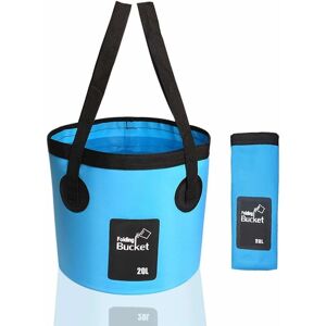 20L Collapsible Buckets, Waterproof Collapsible Water Bag for Travel, Outdoor, Fishing & Camping - Langray